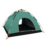 LAMA Campingzelte, 195 x 135 x 115 cm, automatisches Pop-Up-Zelt für 1-2 Personen, wasserdicht & UV-Schutz, Abspannseilen und Tragetasche für Familien-Wandern, Rucksack