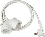 Brennenstuhl Qualitäts-Kunststoff-Verlängerungskabel mit Flachstecker (Verlängerungskabel flach für innen mit 3m Kabel, Strom-Verlängerungskabel mit Doppelsteckdose, 2-fach Verlängerungskabel) weiß