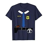 Police Halloween-Kostüm Premium T-Shirt – Sheriff Cop