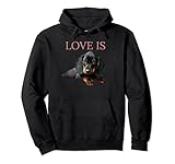 Dackel-Hoodie Hund Mama Papa Herren Damen Kinder Geschenk Doxie Shirt Pullover H