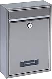 FFVWVGGPAA Postkasten Briefkasten Outdoor Security Locking Mailbox Briefkasten für Home Brief Zeitung Zeitschrift Post Box Mailbox F0090027(Color:B)