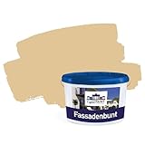 Capital Paint Dispersions- Fassadenfarbe mit Siloxan bunt Sand 3 5,0 L