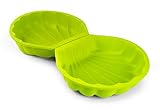 Smoby - Sandkasten mit doppelter Muschelform, ideal für Garten, Terrasse, Strand oder Terrasse, Maße 70 x 35 x 9 cm, für Kinder bis 18 M