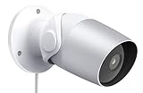 Laxihub Überwachungskamera Aussen WLAN Überwachungskamera Nachtsicht 1080P FHD O1 IP Kamera Aussen IP65 Wasserdicht 2-Wege-Audio Security Camera Kompatibel mit Alexa & Google Assistant, 1PC