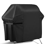 RATEL Grill Abdeckhaube ,420D Oxford-Stoff Grillabdeckung wasserdicht & Staubdicht & Anti-UV BBQ Cover mit Selbstklebende Gurte und Aufbewahrungstasche(147x61x122cm)