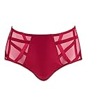 Louisa Bracq Série 47150 Women's Red Embroidered Full Brief 42