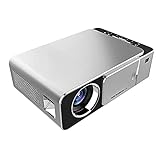 LOGGO HD 1080P. LED Beamer HD 720P. tragbar HDMI Option Android WiFi-Unterstützung 4k Full Home Theatre Cinema (Color : Silver)