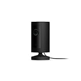 Ring Indoor Cam von Amazon, eine kompakte Plug-in-HD-Sicherheitskamera mit Gegensprechfunktion, funktioniert mit Alexa | Mit 30-tägigem Testzeitraum für Ring Protect | Schw