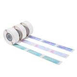 Thermischruck etikett papier für d30 wasserdichte selbstklebende maker sticker rollts 3 stück