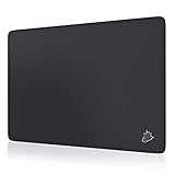 CSL - XXL Speed Gaming Mauspad Titanwolf Schwarz 350 x 250mm - XXL Mousepad - Tischunterlage Large Size - verbessert Präzision und Geschwindigk