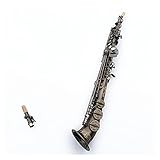 ZYZYZY ZyzyzySax Sopransaxophon Mattschwarzer Lack B Sopransaxophon Mit Etui Mundstück Rohrhals Saxop