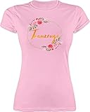 Hochzeit - Trauzeuge - L - Rosa - t-Shirt für Damen - L191 - Tailliertes Tshirt für Damen und Frauen T-S