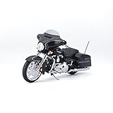 Maisto Harley-Davidson 2015 Street Glide Special : Motorradmodell 1:12, mit Lenkung, beweglichem Ständer und frei rollenden Rädern, 17 cm, schwarz (532328)