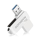 128GB One-Click-Backup-Fotospeichergerät für Computer Foto-Backup-Stick Erkennung tragbarer USB-Flash-Drive Photo Stick-Download-Stick Kompatibel mit Mac Windows PC