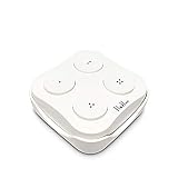 Thinkbee Drahtloser Schalter Kinetischer drahtloser Schalter- Lichtdimmer 4-Tasten-Fernbedienung Selbstversorgter Ein/Aus-Schalter,Keine Batterie, keine Verkabelung erforderlich,100M Reichw