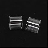 Qingtian-ceg 2 Stück Glasrohr FIT for R-Steam Nano One Kit FIT for Smok TFV4 / FIT for Micro FIT for TFV4 Plus Mini Galss Behälter (Farbe : FIT for TFV4 Mini 3.5ml, Größe : 2PCS)