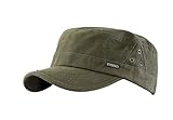 Leoodo Herren Damen Military Army Stil Cap aus Baumwolle verstellbare Sonnen Kappe für Wandern und Sport, Mütze Farbe 2020:Grü