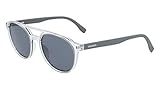 LACOSTE EYEWEAR Unisex L881S-057 Sonnenbrille, Crystal/Grey, 52/18/145