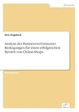 Analyse der Business-to-Consumer Bedingungen für einen erfolgreichen Betrieb von Online-Shop