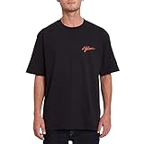 Volcom Herren Sludge Les Ss T-Shirt mit kurzen Ärmeln, Schwarz, L