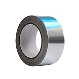 30 Meter Aluminiumband, Aluminium Silber Klebeband, Hitzebeständig Aluminiumklebebänder, Zum Abdichten von Rohren oder Anderem Elektronischen Zubehör(Silber)