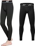 HOPLYNN - Thermounterwäsche für Kinder Kompressionshose Laufhose Lang Tights Leggings Jungen Radfahren Fussball Ski L