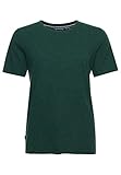 Superdry Damen Vintage Logo EMB Tee T-Shirt, Heritage Pine Grün Marl, L