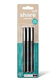 share Tintenroller Set (3x), Schwarz, Blau & Rot, Y-04-04-01