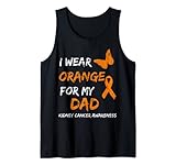 Nierenkrebs I Wear Orange For My Dad Band Tank Top
