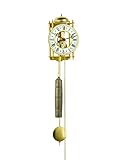 Hermle Uhrenmanufaktur Wanduhr, Schmiedeeisen, Gold, 62cm x 15cm x 10