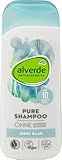 alverde NATURKOSMETIK Shampoo Pure - ohne Alkohol und Silikone - Jedes Haar - Vegan - 200