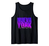 New York Skyline bei Nacht Nueva York Tank Top