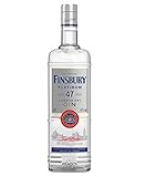 Finsbury 47 Gin mit 47% vol. - Der 6-fach destillierte Premium Gin aus London seit 1740 - Wacholder, Zitrone, Orange und Minzaromen - Perfekt für Gin & Tonic und Martini-Cocktails - 1x 1,0