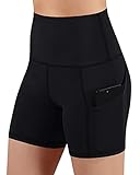 UMIPUBO Damen Sportswear-Shorts Yoga Tights Hotpants, Hohe Taille Yoga Hose mit Tasche, Sporthose Yoga leggings Für F