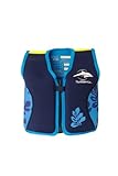 Kinder-Schwimmlernhilfe Aus Neopren, Navy/Blue Palm, Konfidence Jacket Größe 4-5 Jahre: 16-21 kg, Brustumfang Ca 61 CM