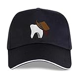 WCPAW Baseball Kappe Hut West Zahnarzt Herren Dental Casual Baumwolle Baseballcap Rundhalsausschnitt Hiphop Sportmütze Weihnachten Geburtstag Geschenk