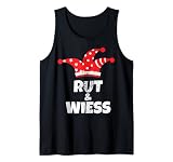 Karneval - Rut un Wiess - vintage look - Rot Weiss Köln Tank Top