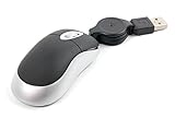 Kleine USB Laptop Maus mit Scroll Funktion mit der Asus Chromebook c202sa gj0023 | f751na-tys27t | k541uj-gq125t – von DURAGADGET