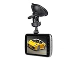 SMAA Cars Dash Camera Dash Cam Dual-Kamera für Vorder- und Rückseite mit 3,8-Zoll-Bildschirmen, 1080P Full Hd, Nachtsicht, Parküberwachung, G-Sensor, 170 ° Weitwinkel und Bewegungserkennung