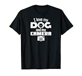 I Love My Dog And My Camera Katzenliebhaber Geschenk Fotografie T-S