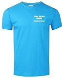 Arbeitsshirts mit Logo. T-Shirt mit Firmenlogo auf der Brust. Gestalte Deine eigene Arbeitskleidung mit Brustlogo oder als Werbeartikel. Hellblau XXL