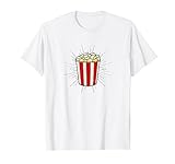 Popcorn T-Shirt - Popcorn Kostüm Damen Kino Retro Geschenk