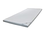 Topper-Matratze-Matratzenauflage, EBI - A1-80.7 Bezug-waschbar Viskose Matratzenauflage, 200x80x7 cm weiß