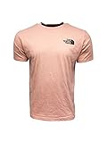 The North Face Men's T-Shirt 100% Cotton S/S Box NSE Tee Pink Clay (X-Large)