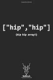 Hip Hip Array: A5 Dotted Grid Journal | Skizzenbuch | Sketchbook | IT Notizbuch | Coden | Programmierer Sprüche | Geschenk für Studenten, Software ... Informatiker, Männer, F