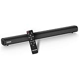 120W Soundbar für TV Geräte, 2.1 Kanal Surround-Sound Lautsprecher Bluetooth 5.0 mit Stereo Subwoofer Bass DSP für TV (mit HDMI,AUX,USB,Optischer Anschluss) Heimkino/Computer/Laptop/Handy