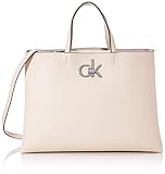 Calvin Klein Damen RE-Lock Tote MD Tote Pink (Light Sand)