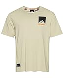 Superdry Mens Mountain Sport NRG Tee T-Shirt, Pelican, S