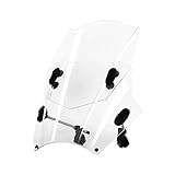 Luftstrom Windabweiser Für KAWASAKI Für Z750 Für Z900 Für Z1000 Windschild Deflektor Motorrad Windschutzscheibe Windschutzscheibe Universal Baffle Windabweiser (Farbe : Clear B)