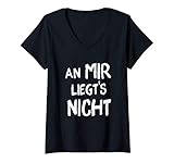 Damen An mir liegts nicht T-Shirt mit V